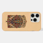 穏やかな巨人: 芸術的な象のデザイン iPhoneケース (裏面横)