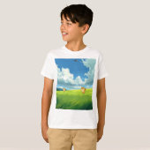 穏やかな平原 Tシャツ (正面フル)