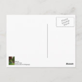 穏やかな庭園 ポストカード (裏面)