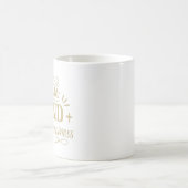 穏やかな心が幸せをもたらす コーヒーマグカップ (中央)