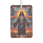 穏やかな心で運転する カーエアーフレッシュナー (裏面)