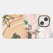 穏やかな心地よさ iPhoneケース (裏面横)