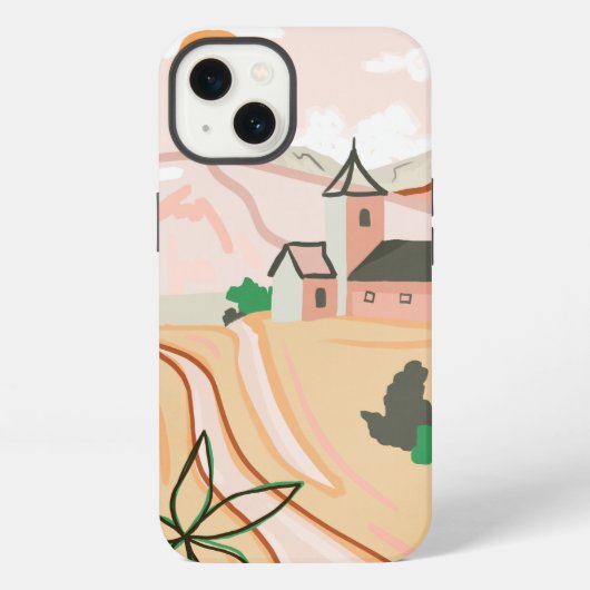 穏やかな心地よさ iPhoneケース (裏面)