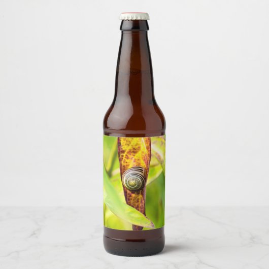 穏やかな愛着 ビールラベル (正面)