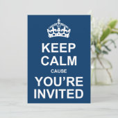 穏やかな招待されましたのパーティーの招待を保って下さい 招待状 (スタンド正面)