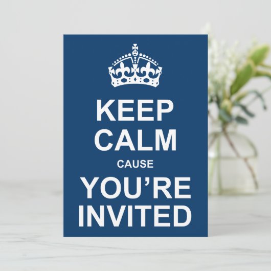 穏やかな招待されましたのパーティーの招待を保って下さい 招待状 (スタンド正面)