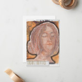 穏やかな挨拶 ノートカード (正面/裏面インサイチュ)