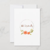 穏やかな挨拶 ノートカード (裏面)