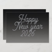 穏やかな新年の挨拶 シーズンカード (正面/裏面)