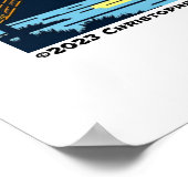 穏やかな日の出 ポスター (角)