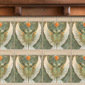 穏やかな日の出 – 抽象芸術翼セラミックタイル タイル