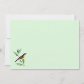 穏やかな日のSwamp Flatグリーティングカード カード (裏面)