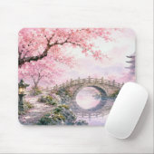 穏やかな日本の桜 マウスパッド (マウス)