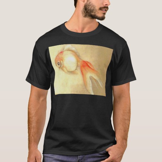 穏やかな日本の金魚 Tシャツ (正面)