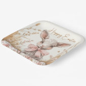 穏やかな春ラム&パステルイースターエッグ狩り ペーパープレート (傾斜あり)