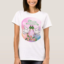 穏やかな朝の挨拶 Tシャツ