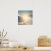 穏やかな朝の日の出 ポスター (キッチン)