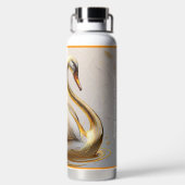 『穏やかな朝顔』 ウォーターボトル (背面)