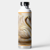 『穏やかな朝顔』 ウォーターボトル (左面)