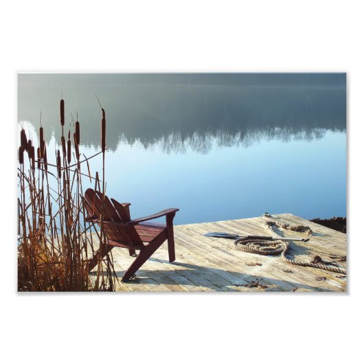 穏やかな朝 フォトプリント            (正面)