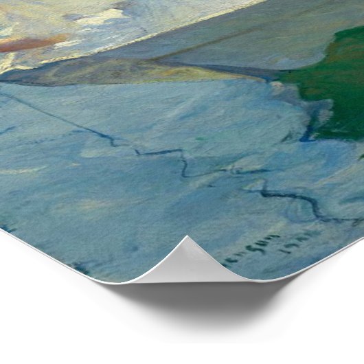 穏やかな朝 ポスター (角)