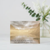 穏やかな朝 ポストカード (スタンド正面)