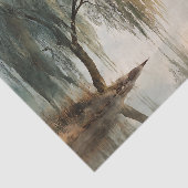 穏やかな柳の木の反射自然アート（13） 薄葉紙 (詳細)