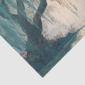 穏やかな柳の木の反射自然アート（3） 薄葉紙 (詳細)
