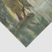 穏やかな柳の木の反射自然アート (8) 薄葉紙 (詳細)