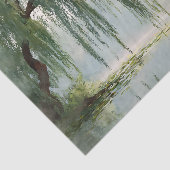 穏やかな柳の木の反射自然アート（9） 薄葉紙 (詳細)
