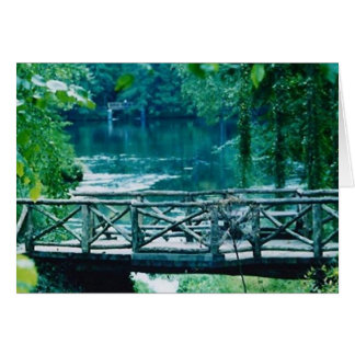 穏やかな橋カード