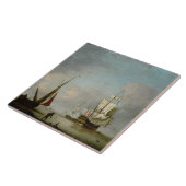 穏やかな水のフリゲート艦 タイル (側面)