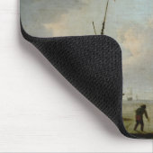 穏やかな水のフリゲート艦 マウスパッド (コーナー)