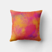 穏やかな水の色のテクスチャ枕 クッション (裏面)