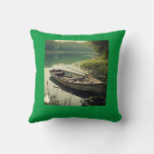 「穏やかな水の風景」 クッション (裏面)