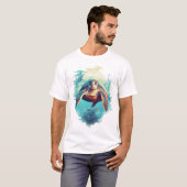 穏やかな水中カメ Tシャツ (正面フル)