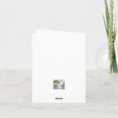 穏やかな水彩画の風景 - 白紙 ノートカード (裏面)