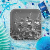 穏やかな水滴プレート ペーパープレート (パーティー)