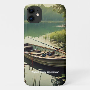 「穏やかな水辺の滝」 iPhone 11 ケース