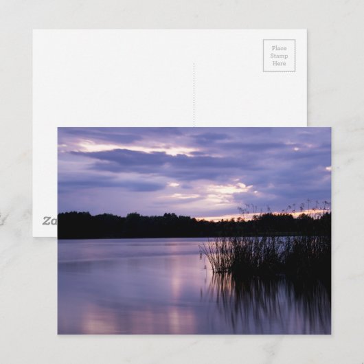 穏やかな水面 ポストカード (正面/裏面)