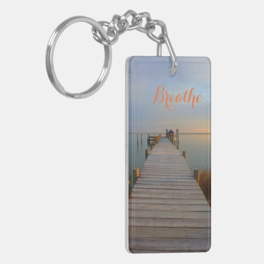 穏やかな水 キーホルダー (正面左)