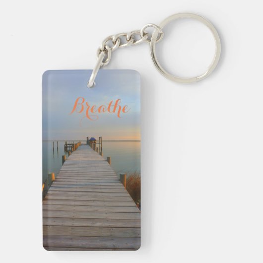 穏やかな水 キーホルダー (裏面)