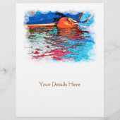 穏やかな水 チラシ (正面)