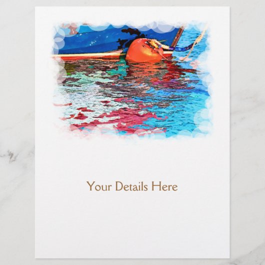 穏やかな水 チラシ (正面)