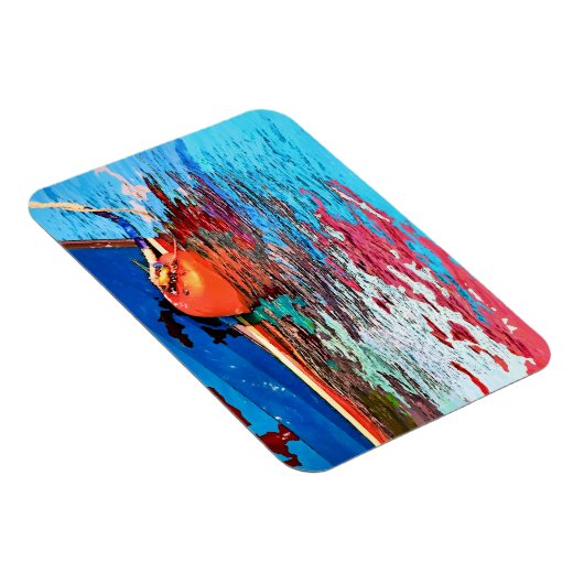 穏やかな水 マグネット (右側)