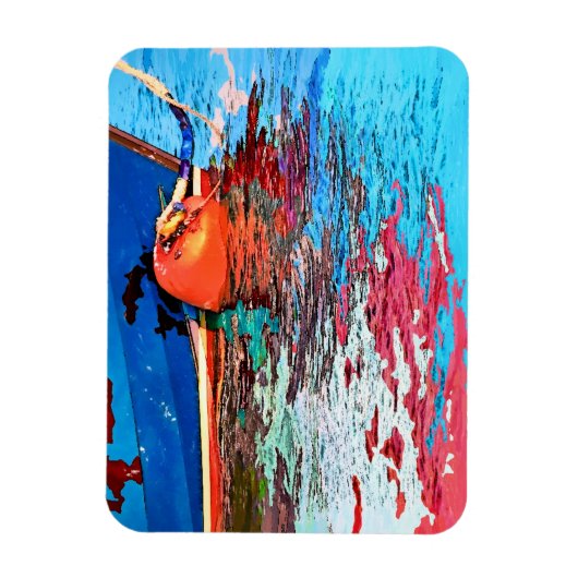 穏やかな水 マグネット (縦)