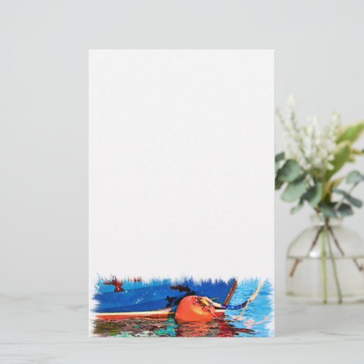 穏やかな水 便箋 (スタンド正面)