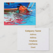 穏やかな水 名刺 (正面/裏面)