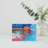 穏やかな水 名刺 (スタンド正面)