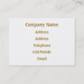 穏やかな水 名刺 (裏面)